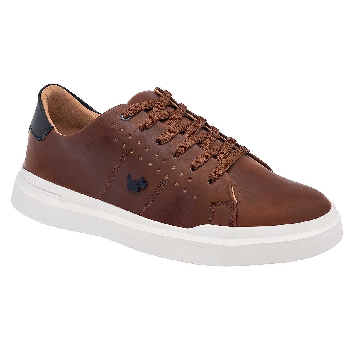 Tenis con cordones Exterior Sintético Color Café Con Marino Para Hombre De Ferrioni