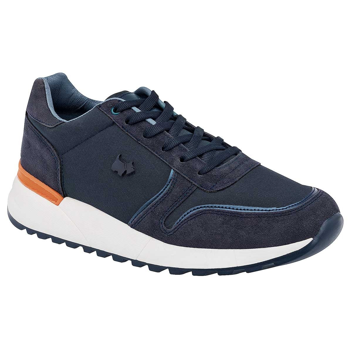 Tenis con cordones Exterior Sintético Color Marino Para Hombre De Ferrioni