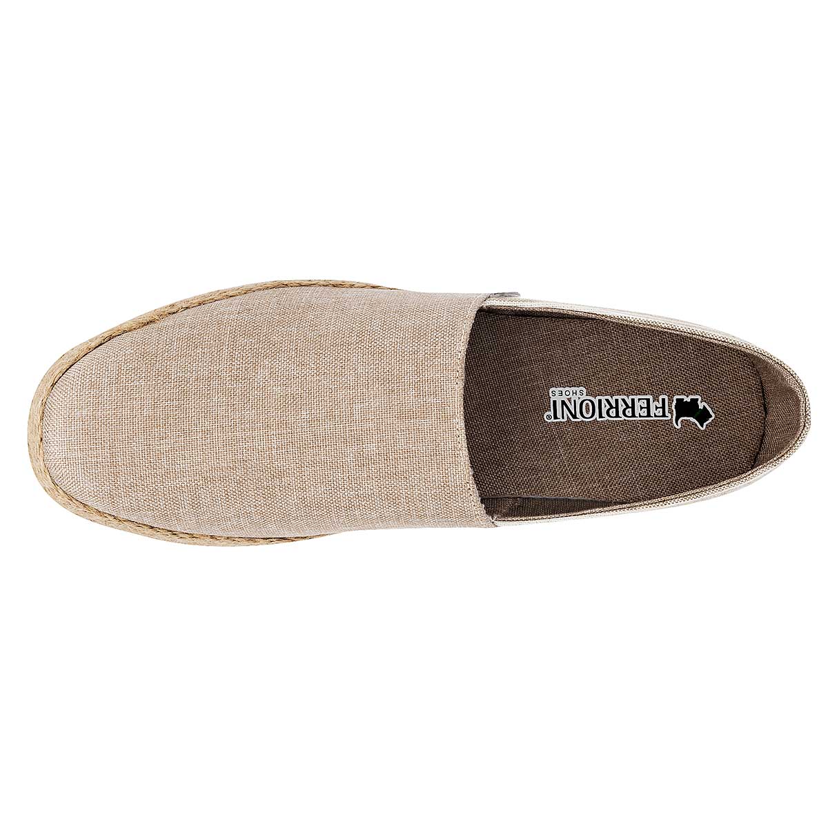 Alpargatas Exterior Sintético Color Beige  Para Hombre De Ferrioni