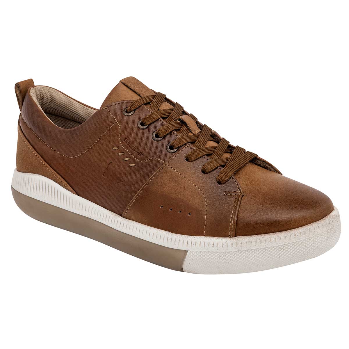 Tenis con cordones Exterior Sintético Color Camel Para Hombre De Ferrioni