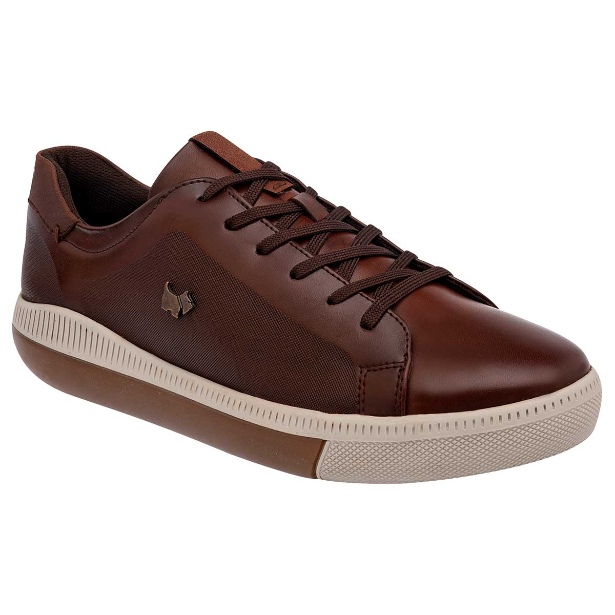 Tenis con cordones Exterior Sintético Color Café Para Hombre De Ferrioni