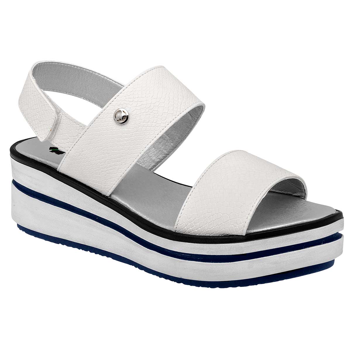 Sandalias con plataforma Exterior Sintético Color Blanco Para Mujer De Ferrioni