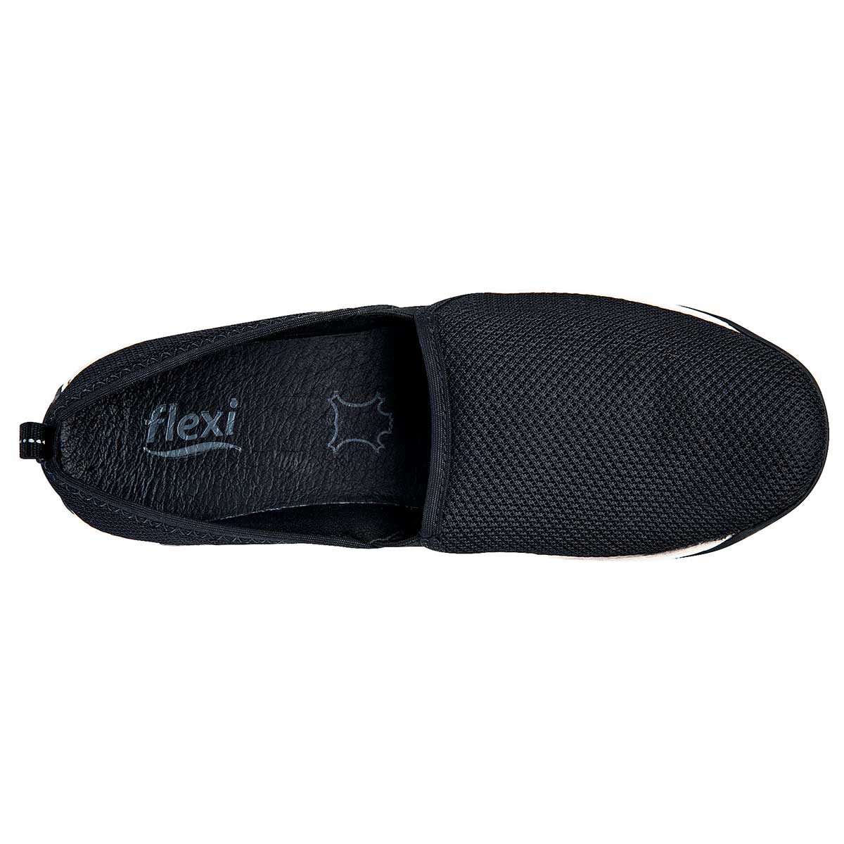 Confort Exterior Textil Color Negro Para Mujer De Flexi