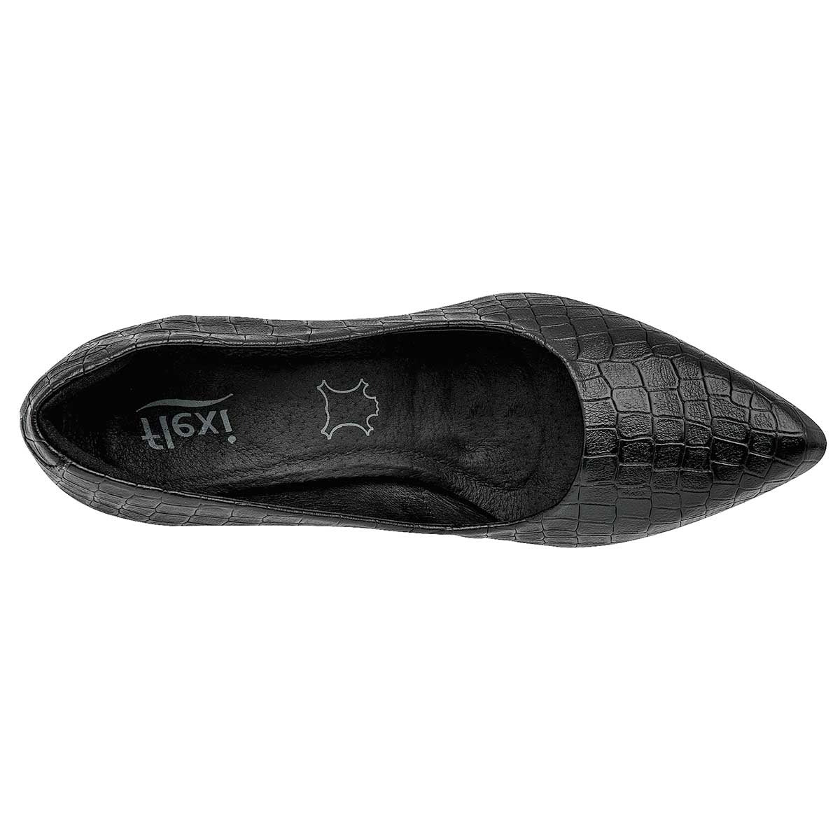 Zapatillas Exterior Piel sintética Color Negro Para Mujer De Flexi