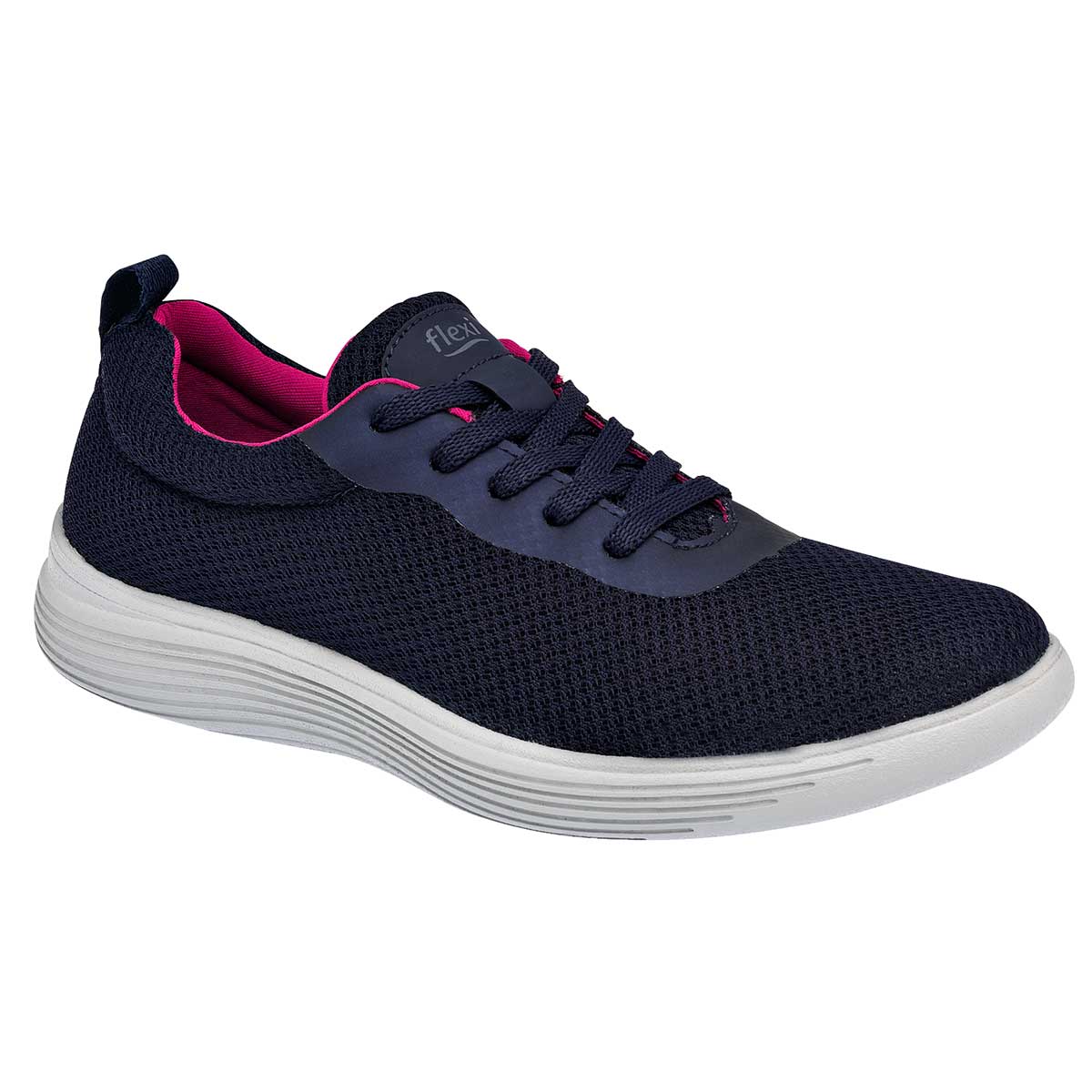 Tenis tipo deportivo Exterior Textil Color Marino Para Mujer De Flexi