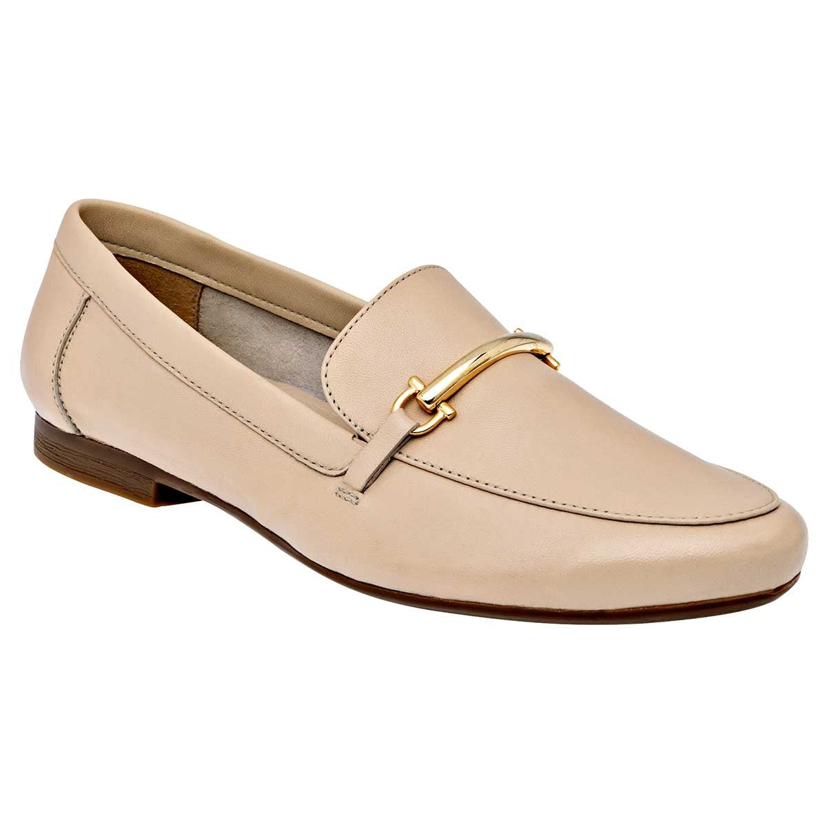 Flats puntales Exterior Piel Color Beige  Para Mujer De Flexi