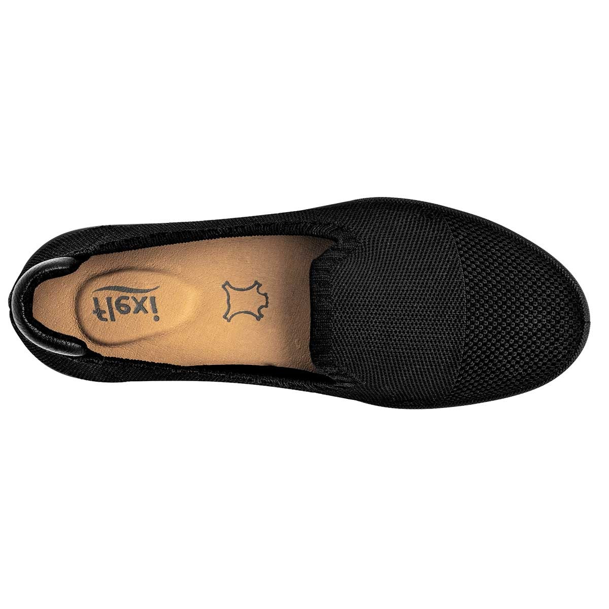 Zapato Confort Exterior Textil Color Negro Para Mujer De Flexi