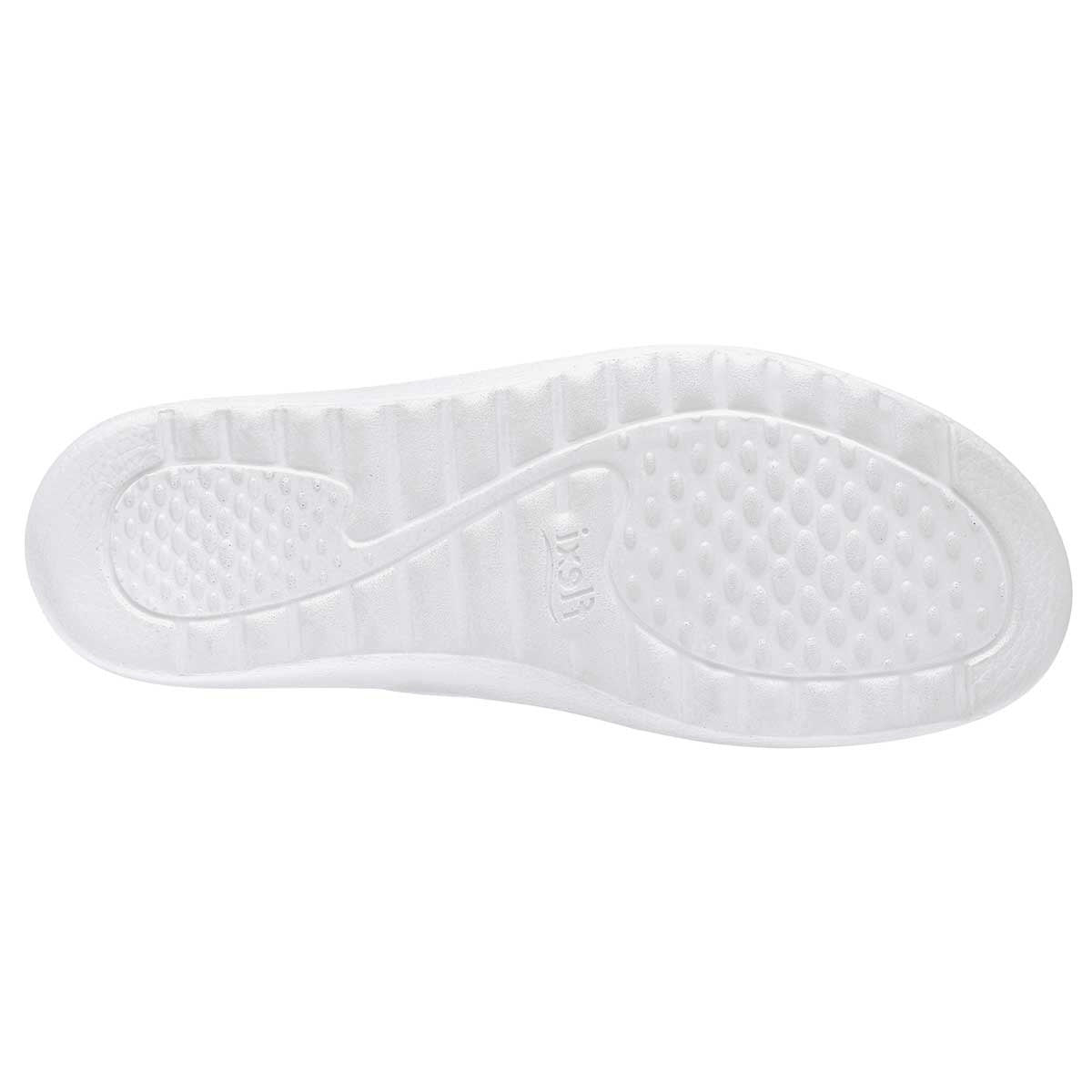 Confort Exterior Piel Color Blanco Para Mujer De Flexi