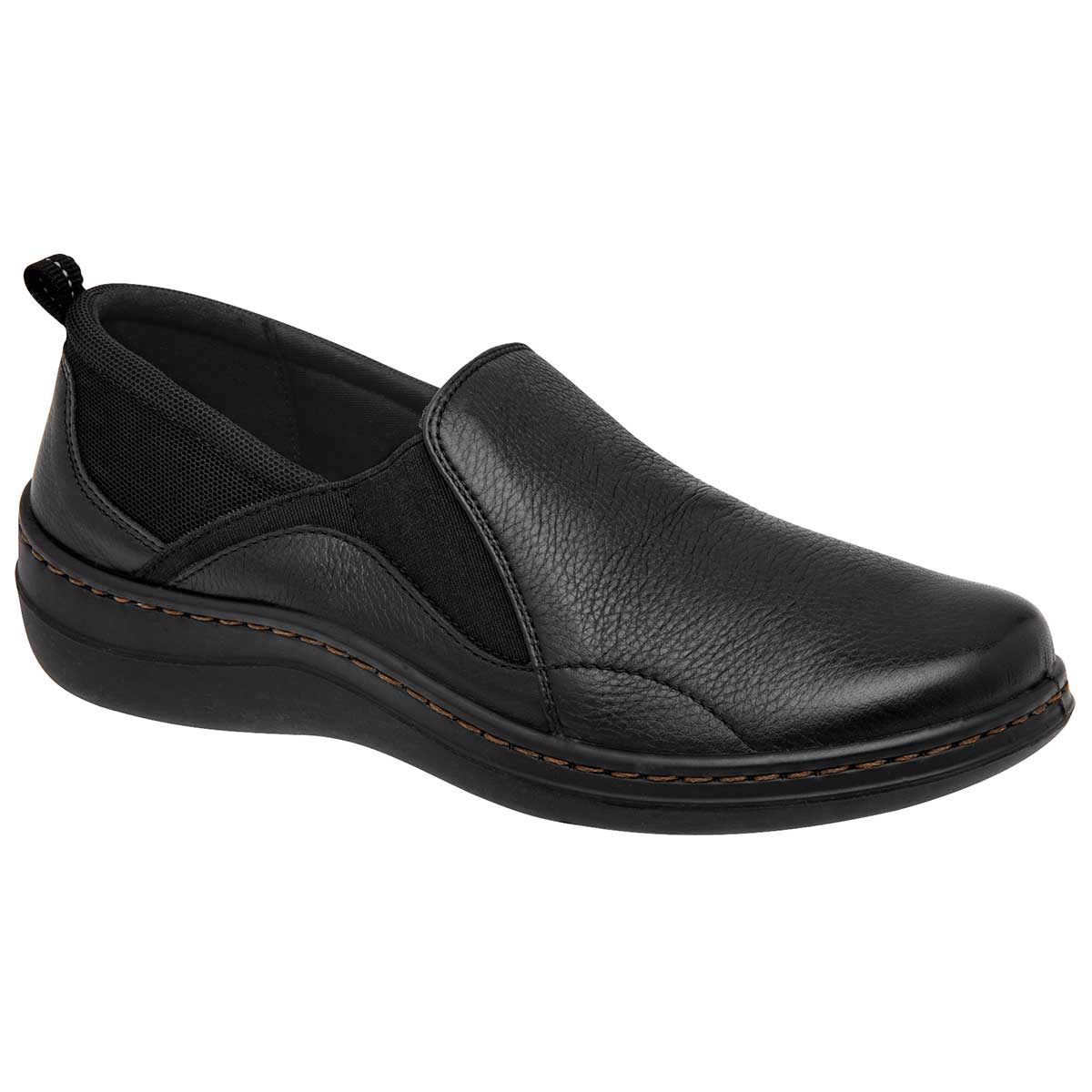 Confort Exterior Piel Color Negro Para Mujer De Flexi