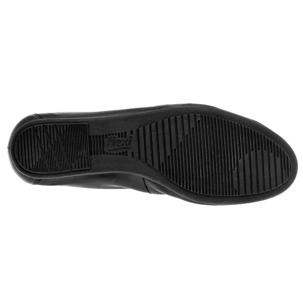 Confort Exterior Piel Color Negro Para Mujer De Flexi