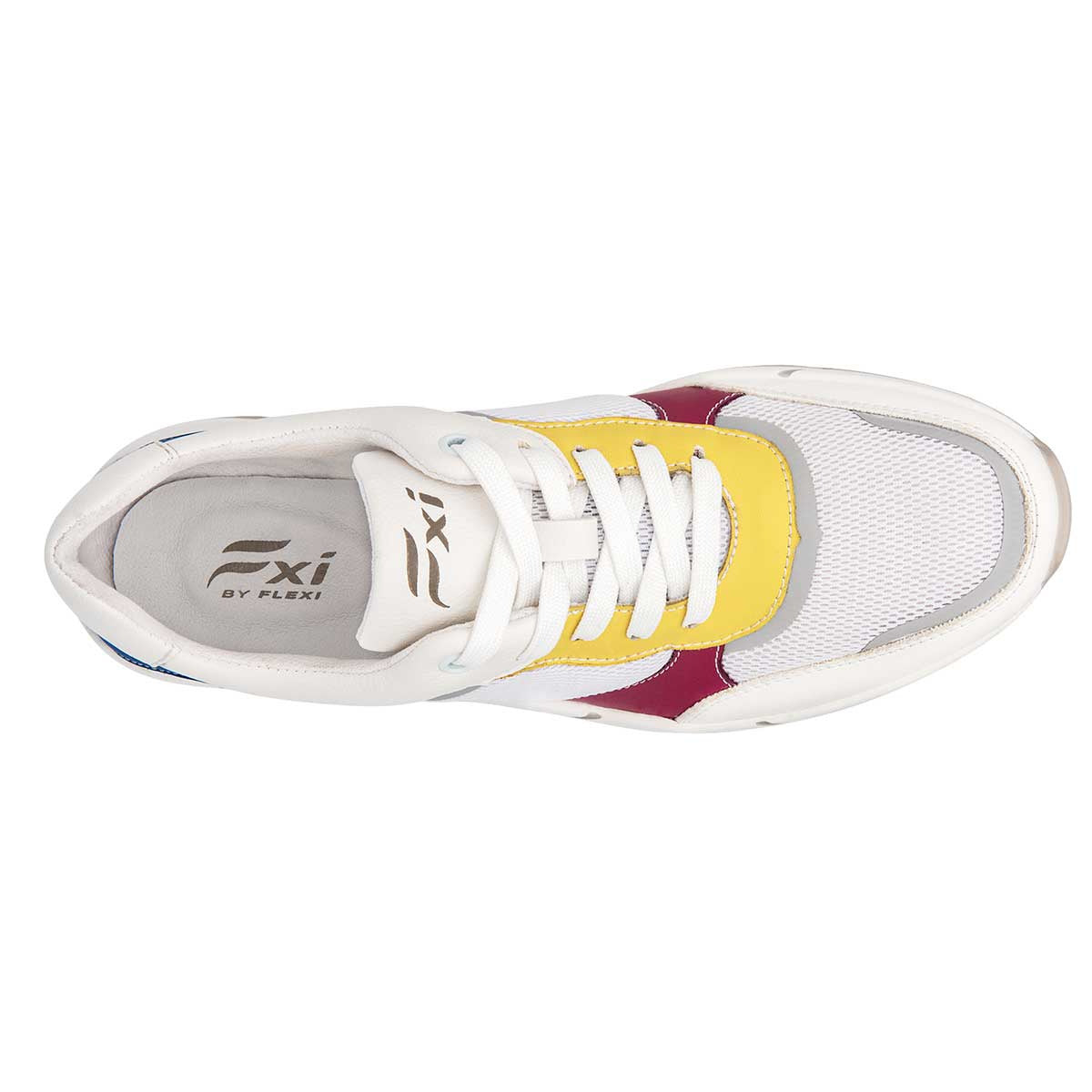 Tenis tipo Deportivo Exterior Textil Color Blanco Para Mujer De Flexi