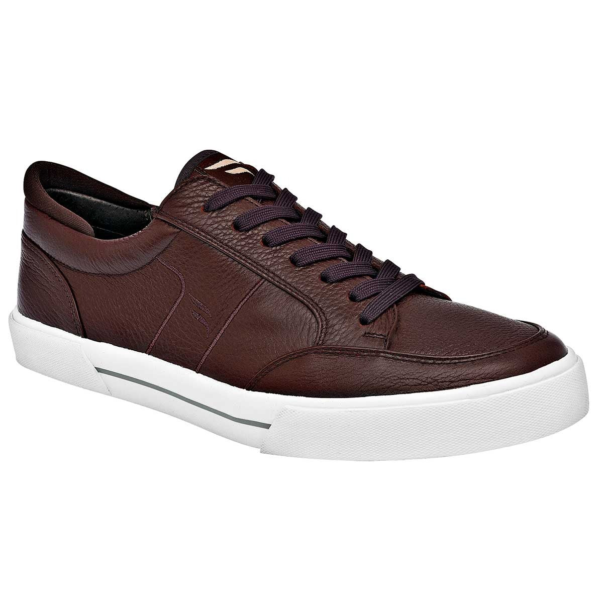 Tenis con cordones Exterior Piel Color Café Para Hombre De Flexi