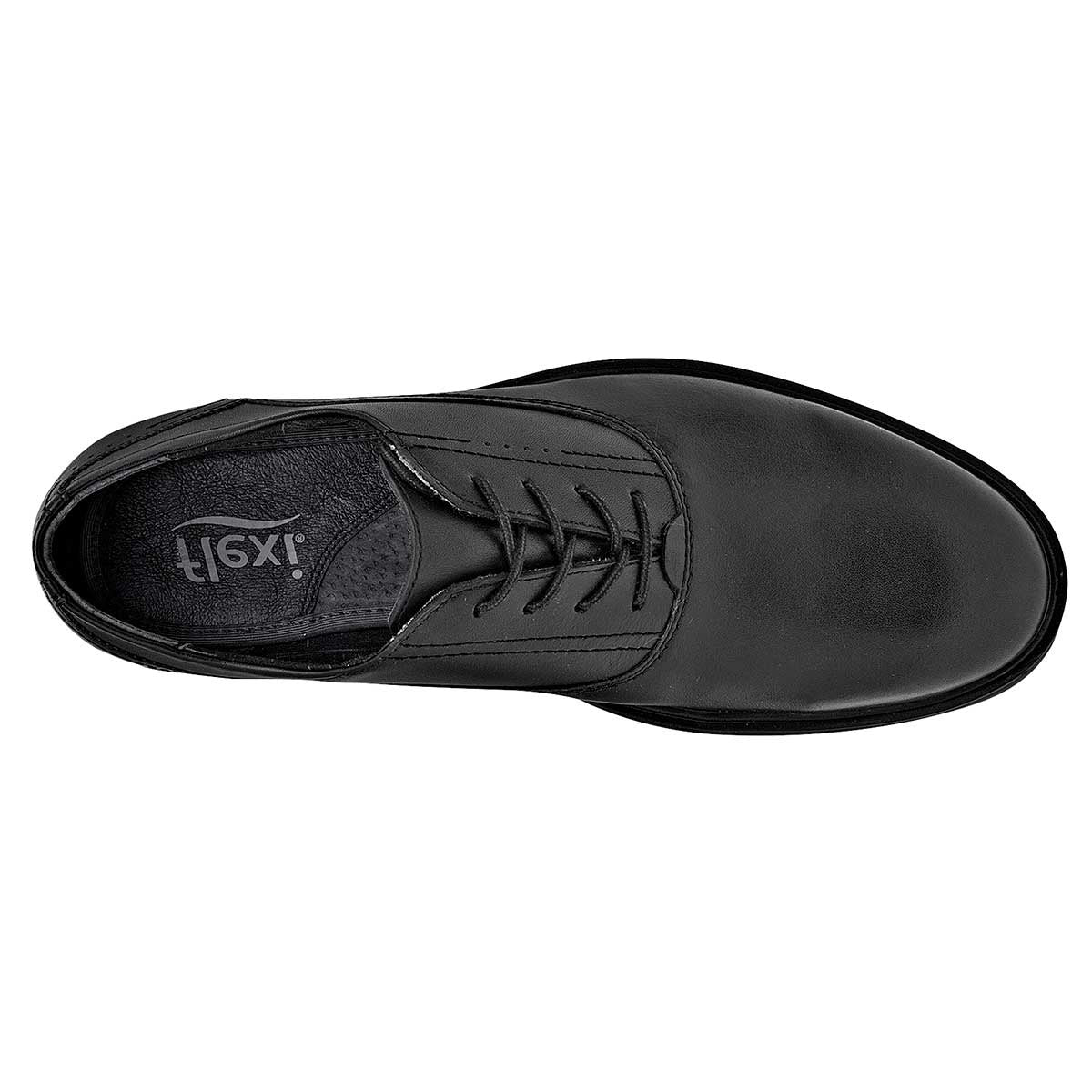 Zapatos de vestir Exterior Piel Color Negro Para Hombre De Flexi