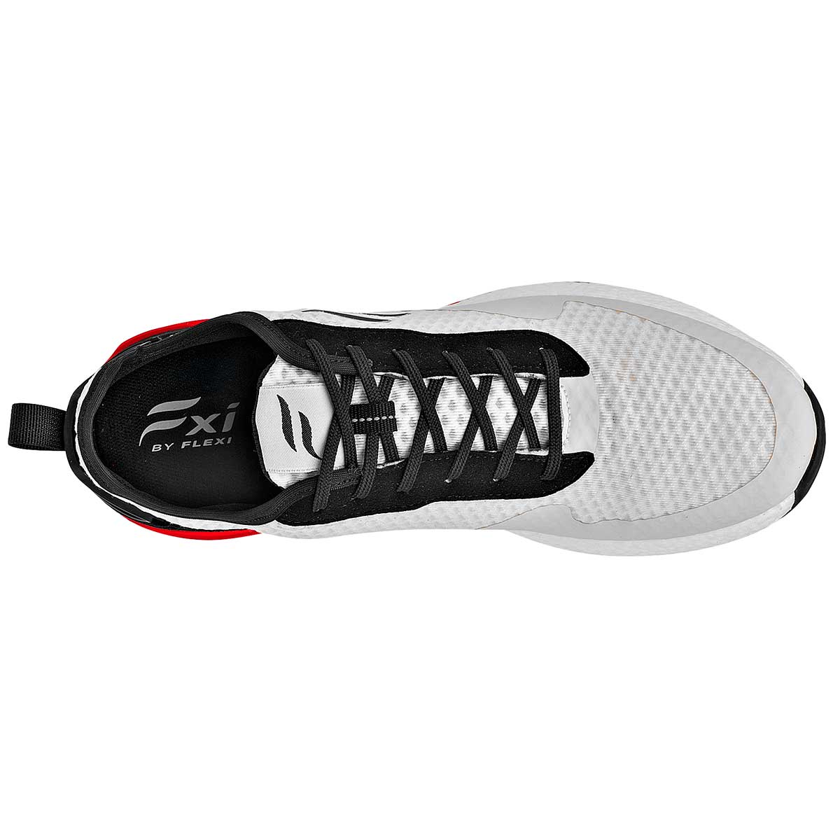 Tenis tipo deportivo Exterior Textil Color Blanco Negro Para Hombre De Flexi