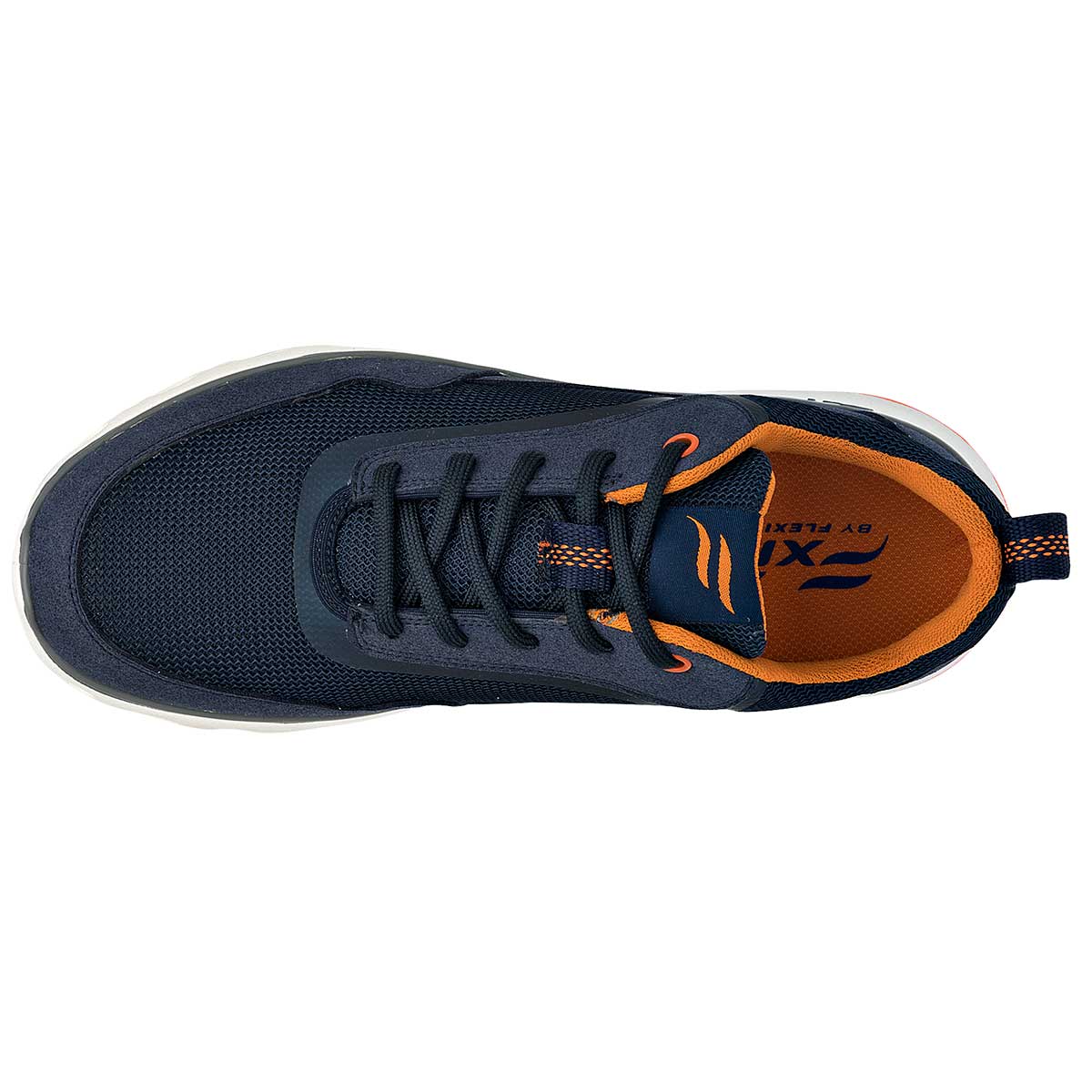 Tenis tipo deportivo Exterior Textil Color Marino Para Hombre De Flexi