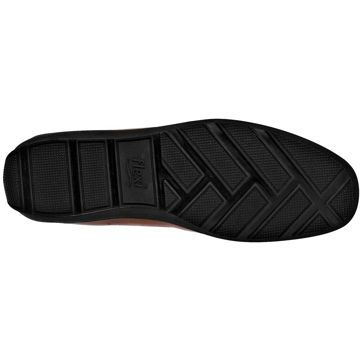 Mocasines Exterior Piel Color Café Para Hombre De Flexi