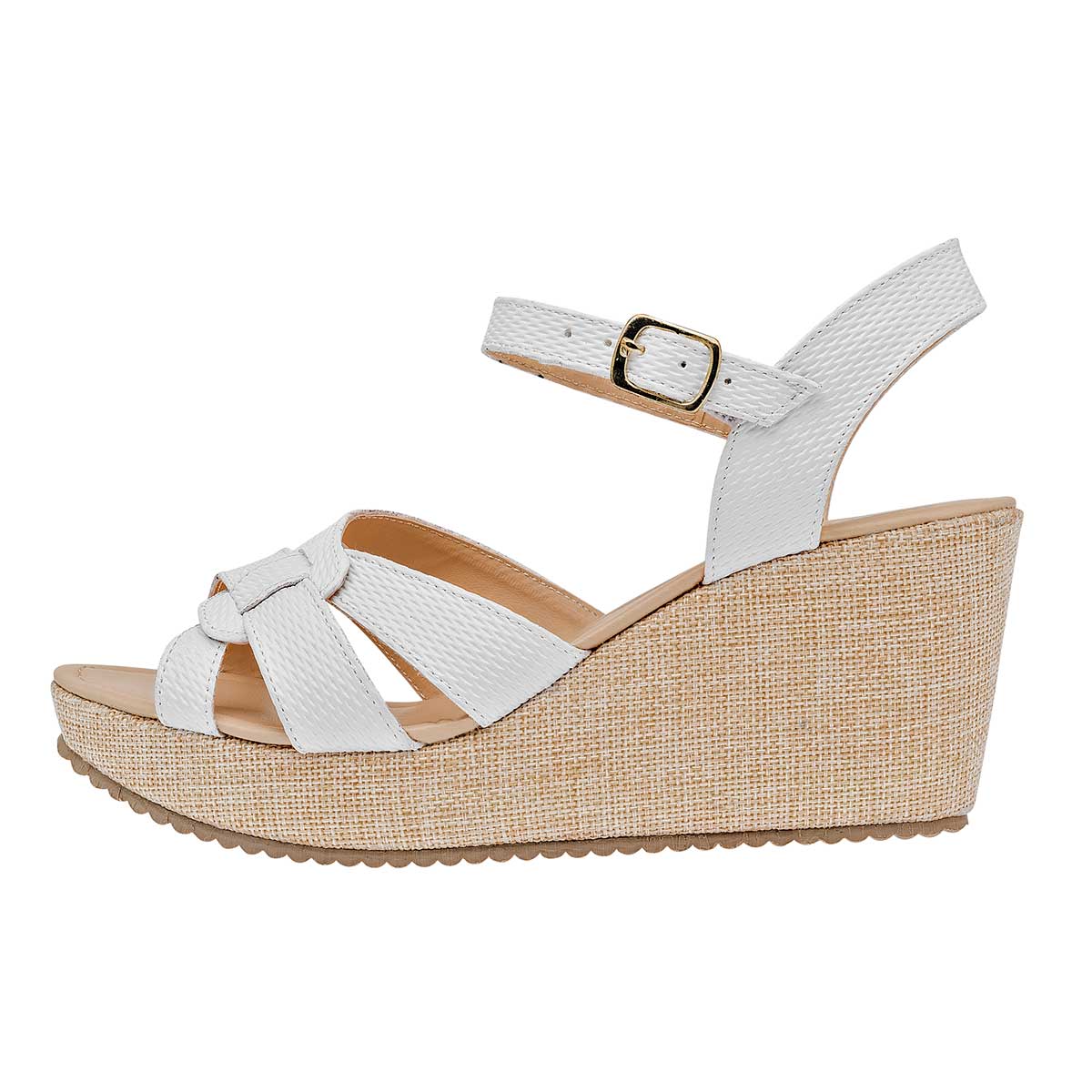 Sandalias con plataforma Exterior Sintético Color Blanco Para Mujer De RBCOLLECTION