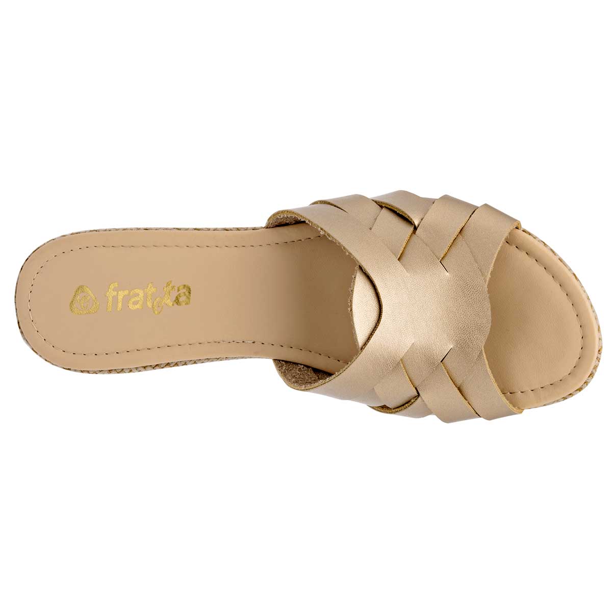 Sandalias con plataforma Exterior Sintético Color Oro Para Mujer De RBCOLLECTION