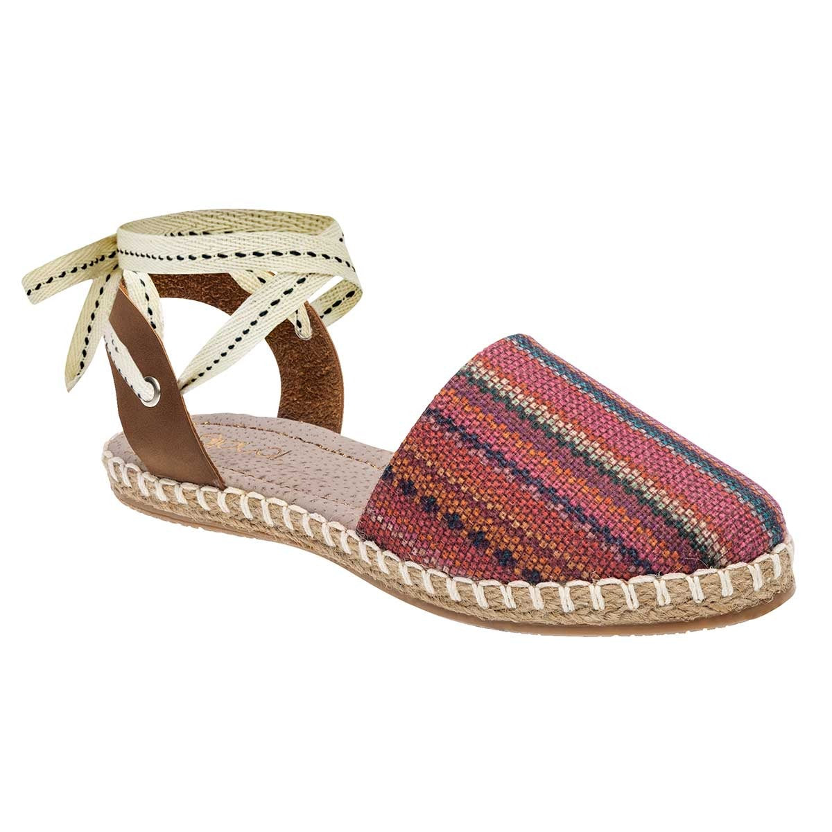 Sandalias de piso Exterior Textil Color Multicolor Para Mujer De Gilardi