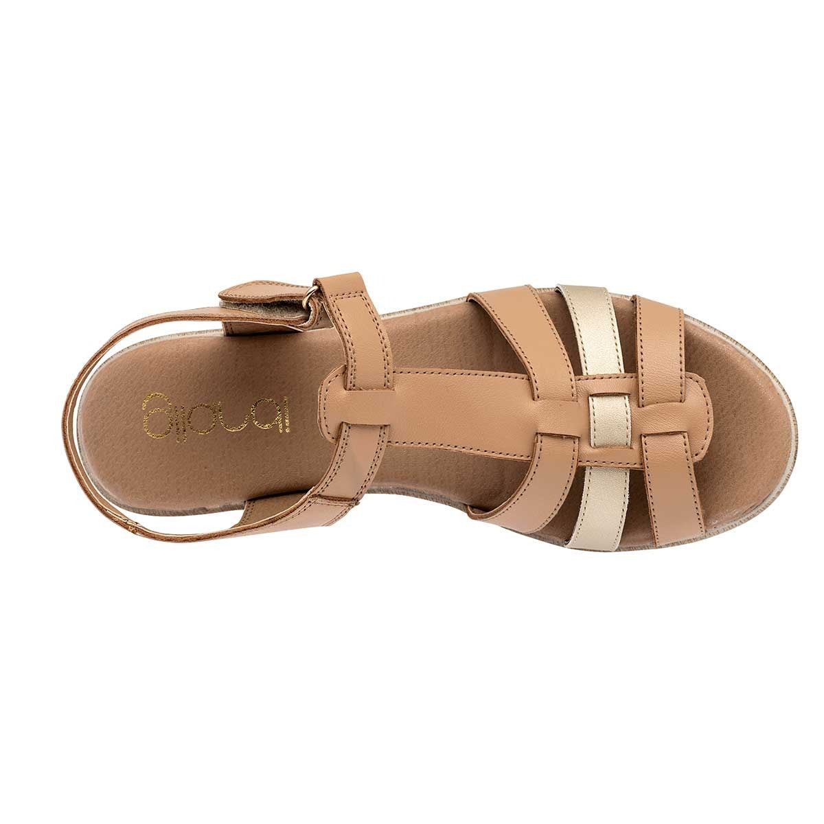 Sandalias con plataforma Exterior Sintético Color Beige Para Mujer De Gilardi