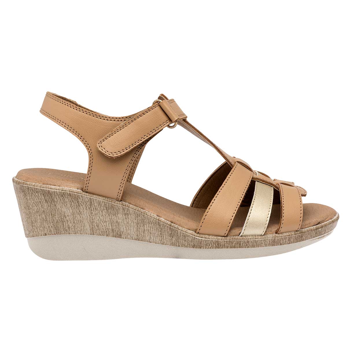 Sandalias con plataforma Exterior Sintético Color Beige Para Mujer De Gilardi