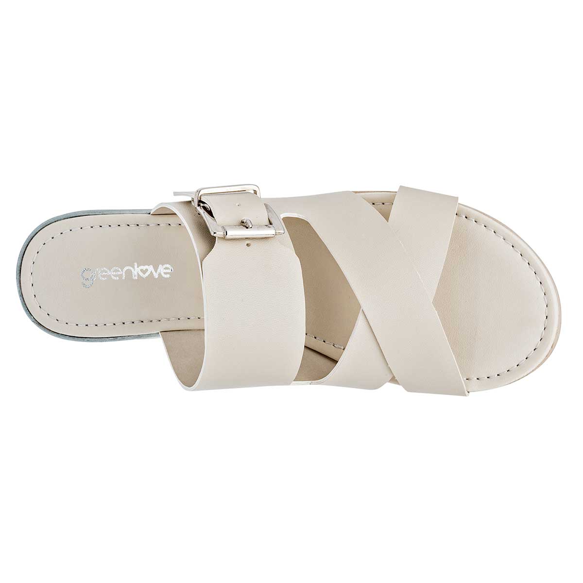 Sandalias con plataforma Exterior Sintético Color Blanco Para Mujer De RBCOLLECTION