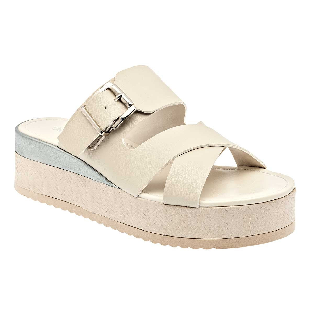 Sandalias con plataforma Exterior Sintético Color Blanco Para Mujer De RBCOLLECTION