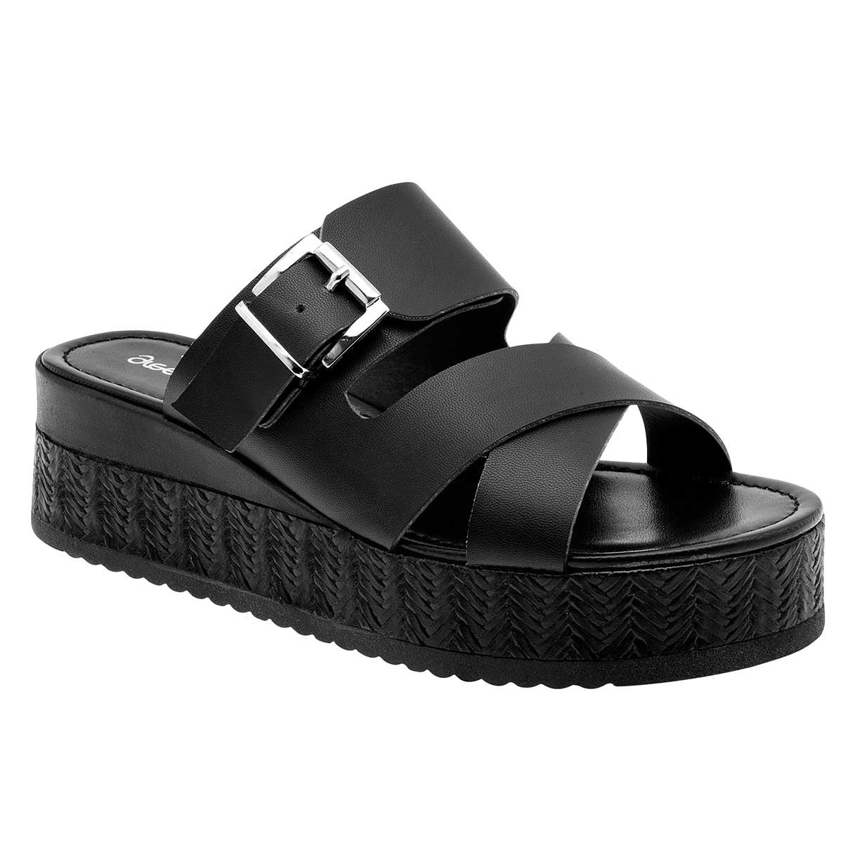 Sandalias con plataforma Exterior Sintético Color Negro Para Mujer De RBCOLLECTION