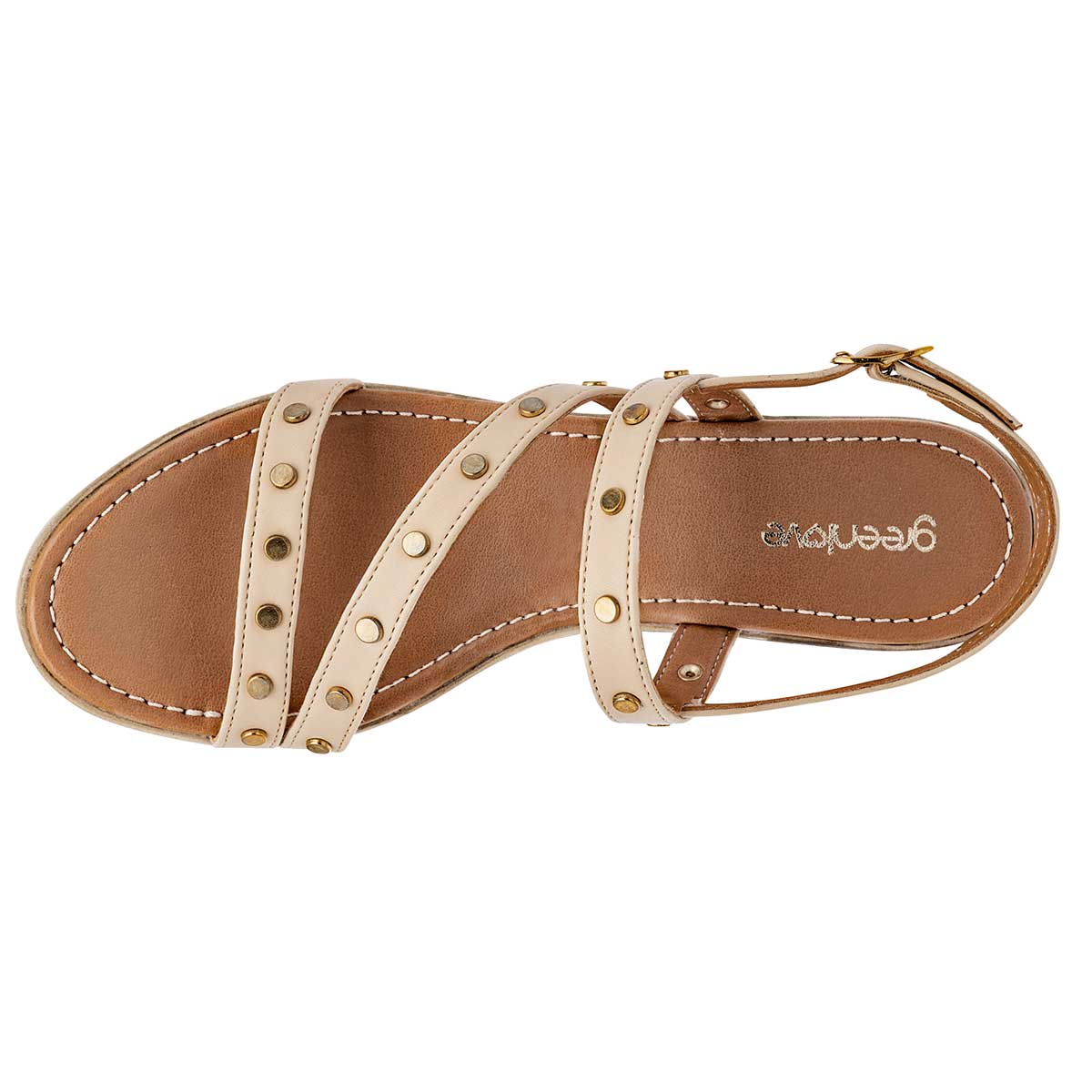 Sandalias con plataforma Exterior Sintético Color Beige  Para Mujer De RBCOLLECTION