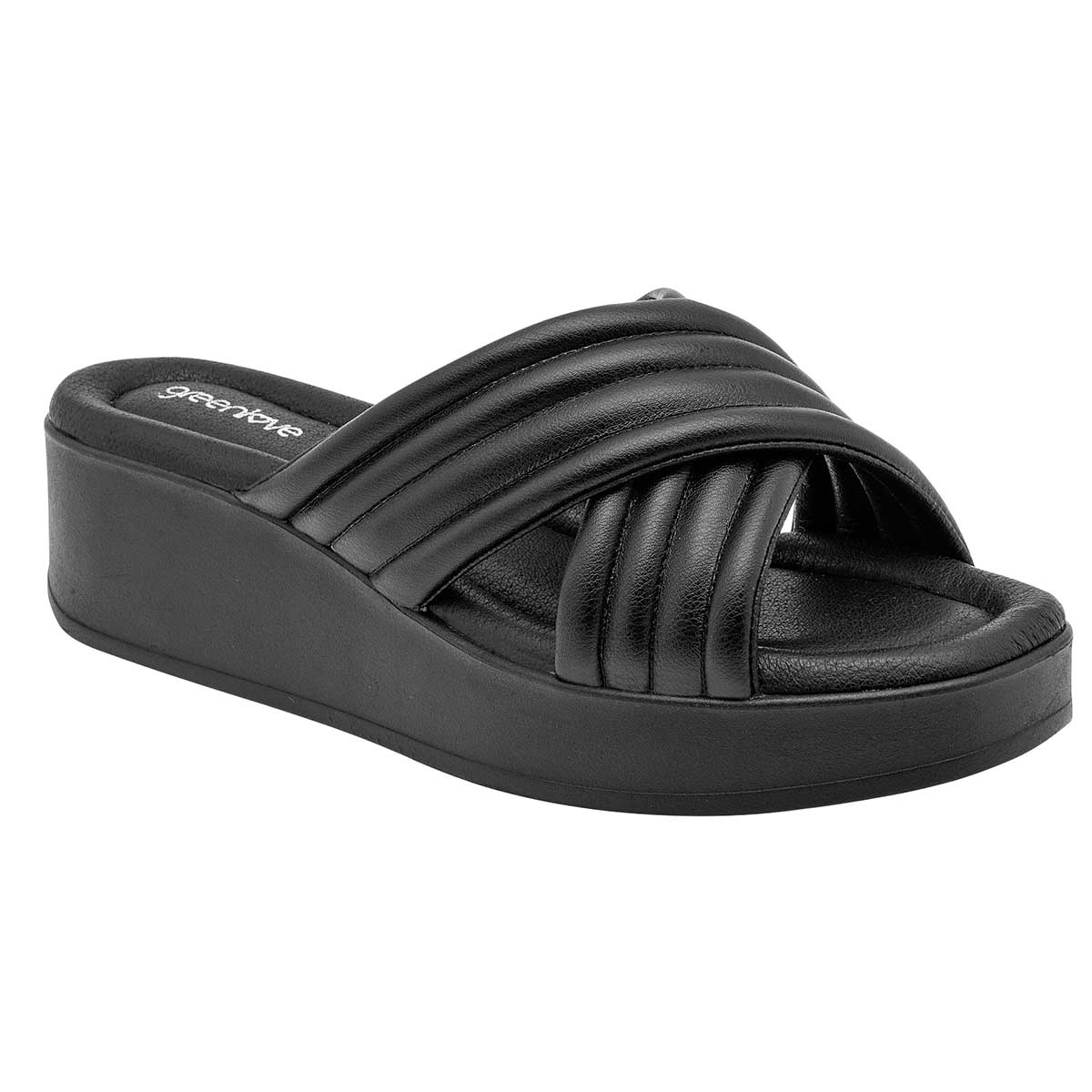 Sandalias con plataforma Exterior Sintético Color Negro Para Mujer De RBCOLLECTION