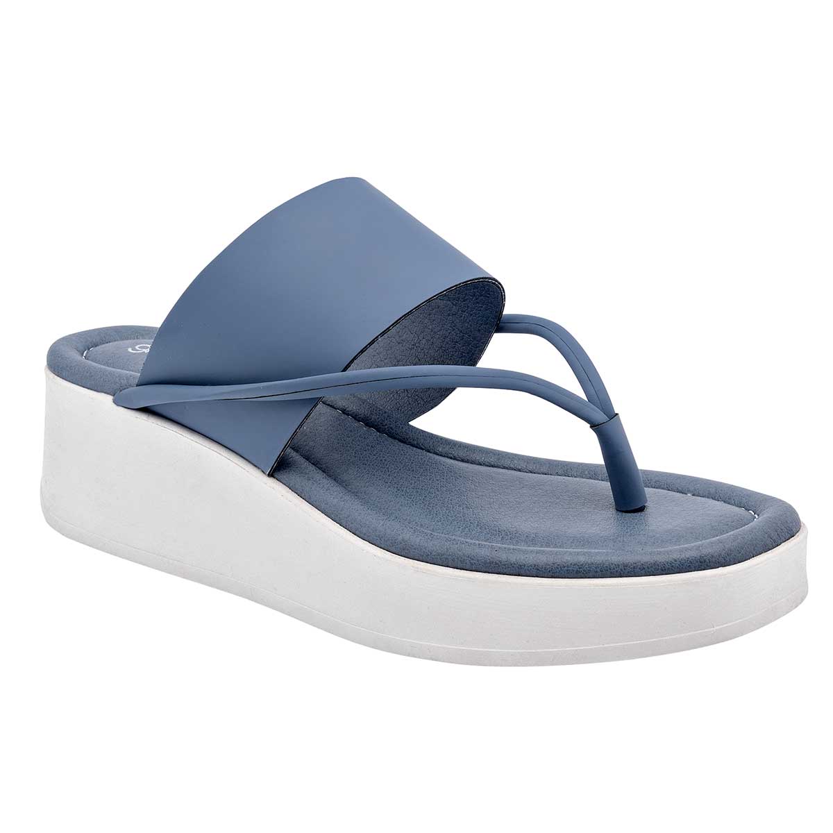 Sandalias con plataforma Exterior Sintético Color Azul Para Mujer De RBCOLLECTION