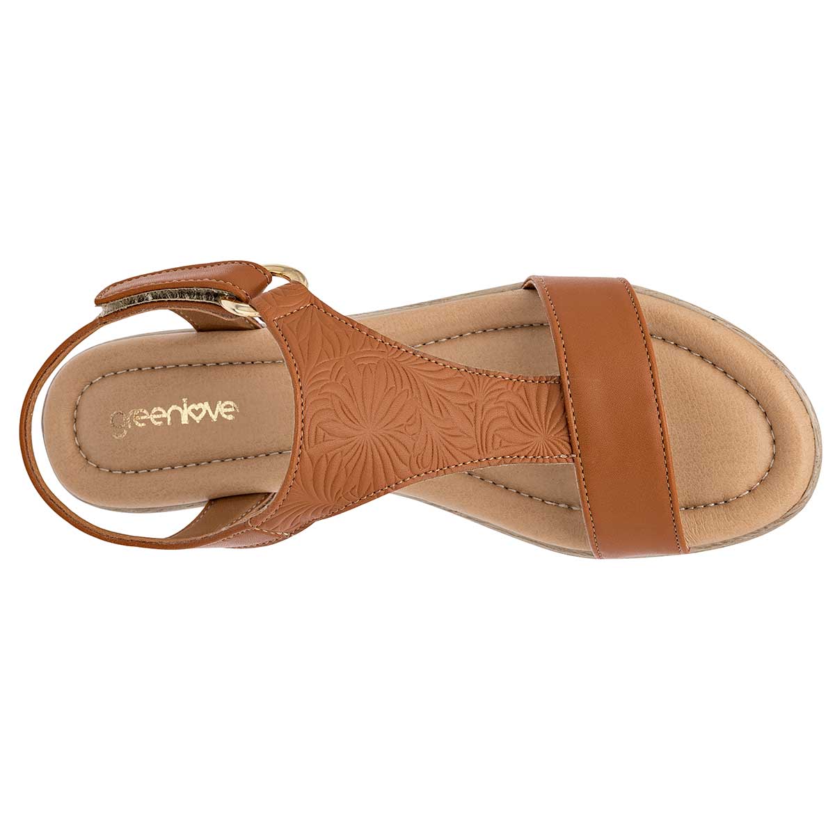 Sandalias con plataforma Exterior Sintético Color Camel Para Mujer De RBCOLLECTION