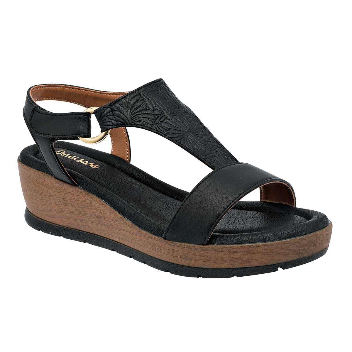 Sandalias con plataforma Exterior Sintético Color Negro Para Mujer De RBCOLLECTION