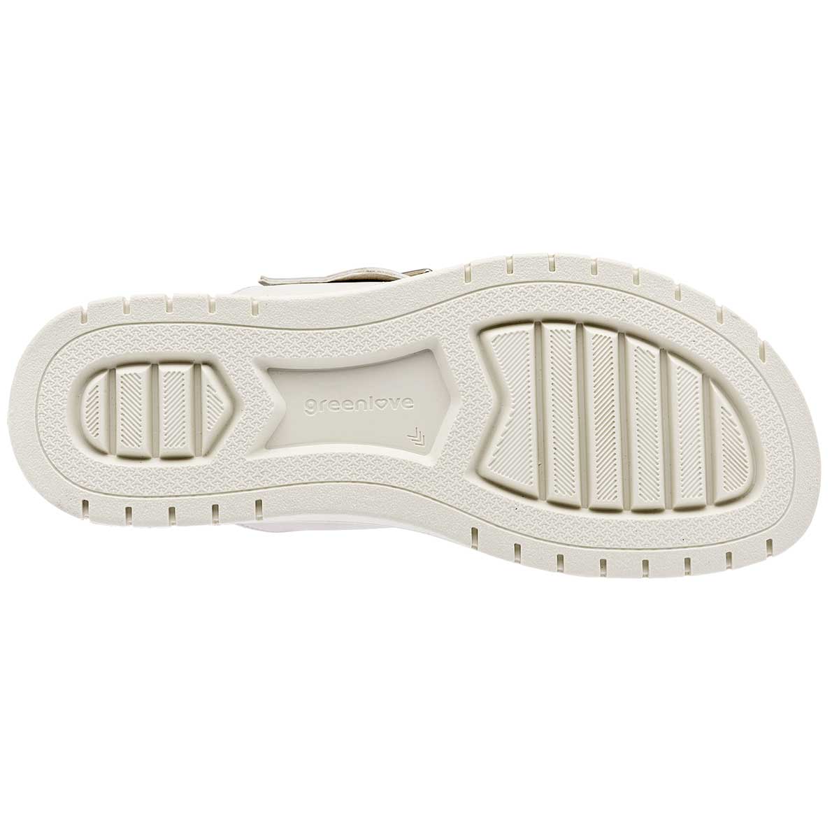 Sandalias de piso Exterior Sintético Color Blanco Para Mujer De RBCOLLECTION