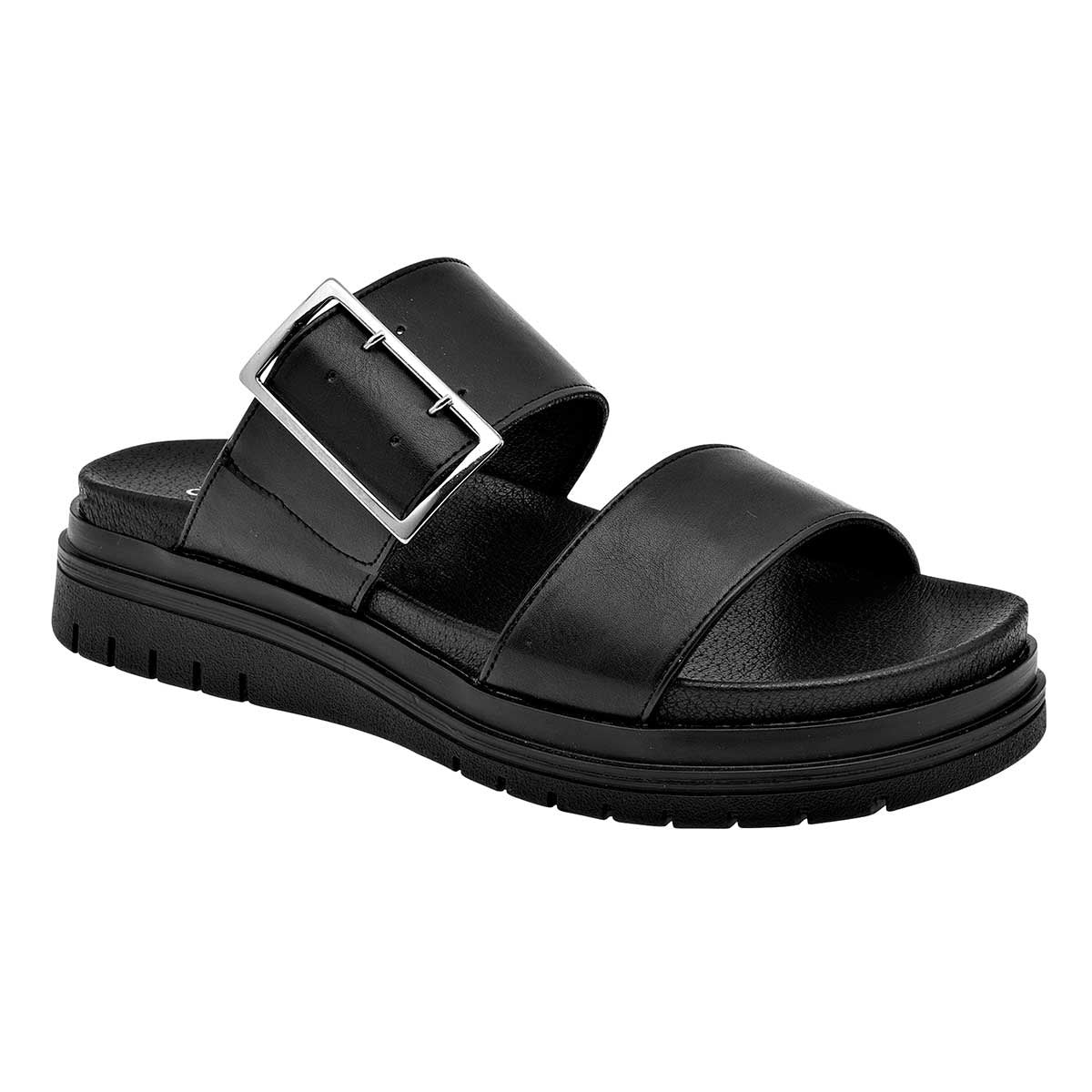 Sandalias de piso Exterior Sintético Color Negro Para Mujer De RBCOLLECTION