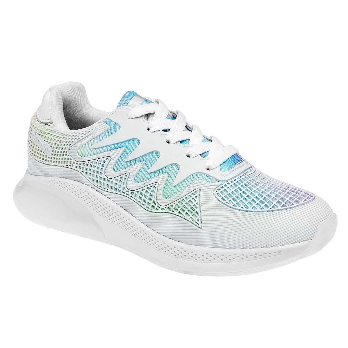 Tenis tipo deportivo Exterior Sintético Color Blanco Para Mujer De RBCOLLECTION