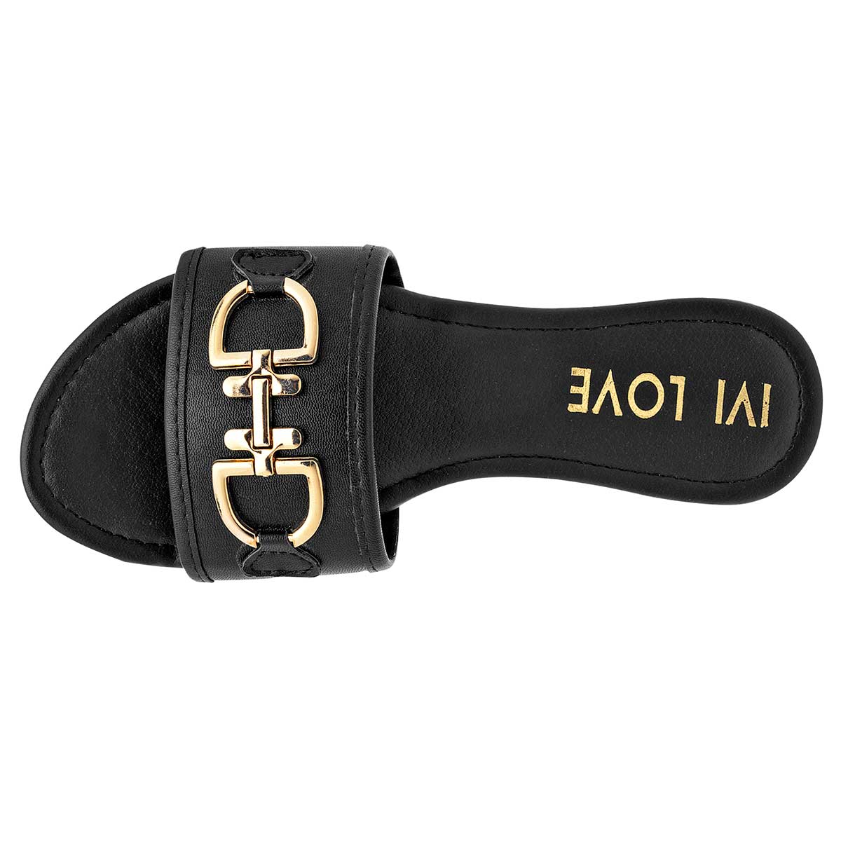Sandalias de piso Exterior Sintético Color Negro Para Mujer De RBCOLLECTION