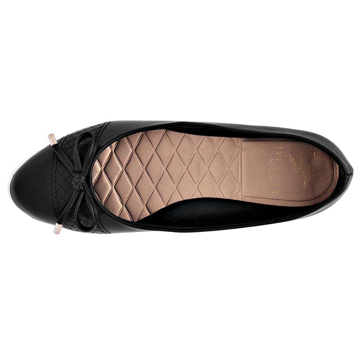 Flats clásicas Exterior Piel sintética Color Negro Para Mujer De RBCOLLECTION