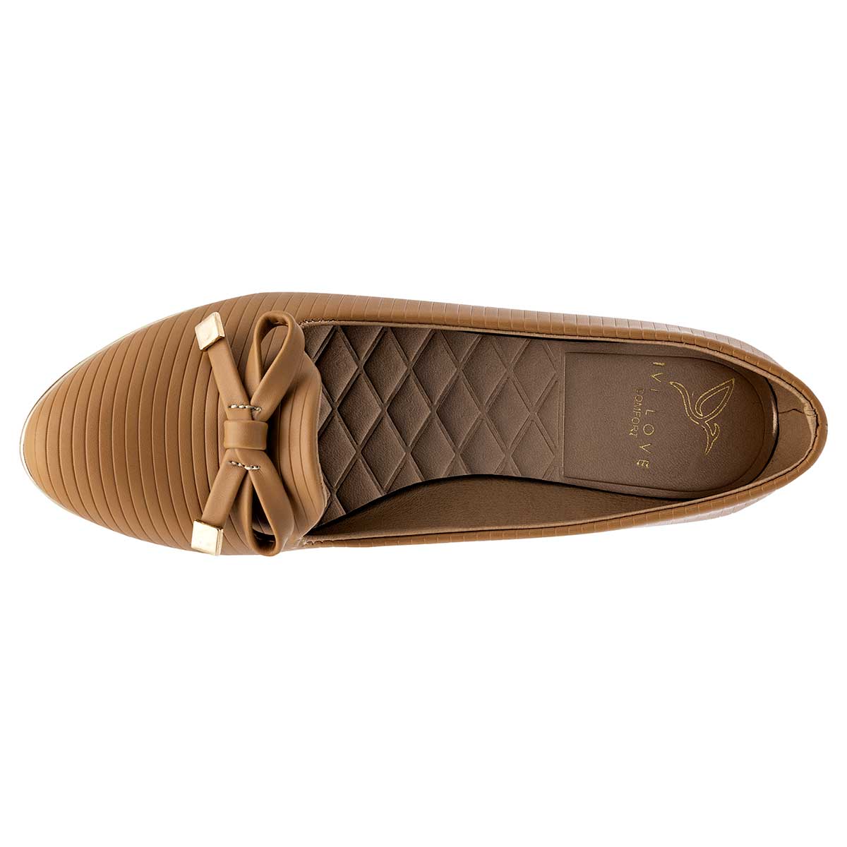 Flats clásicas Exterior Piel sintética Color Camel Para Mujer De RBCOLLECTION