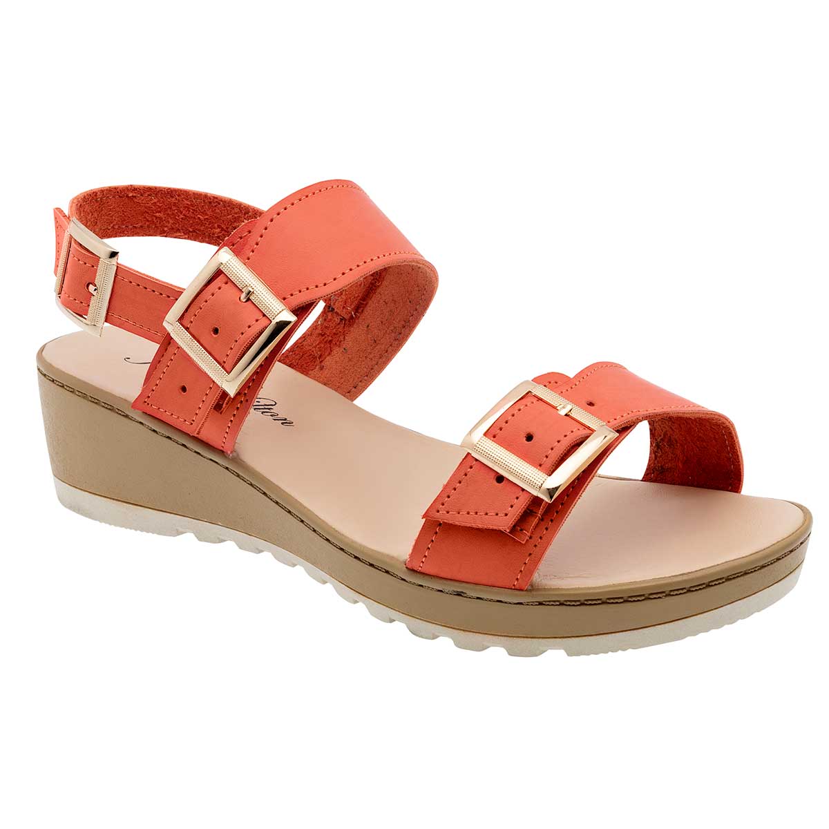 Sandalias con plataforma Exterior Sintético Color Naranja Para Mujer De RBCOLLECTION