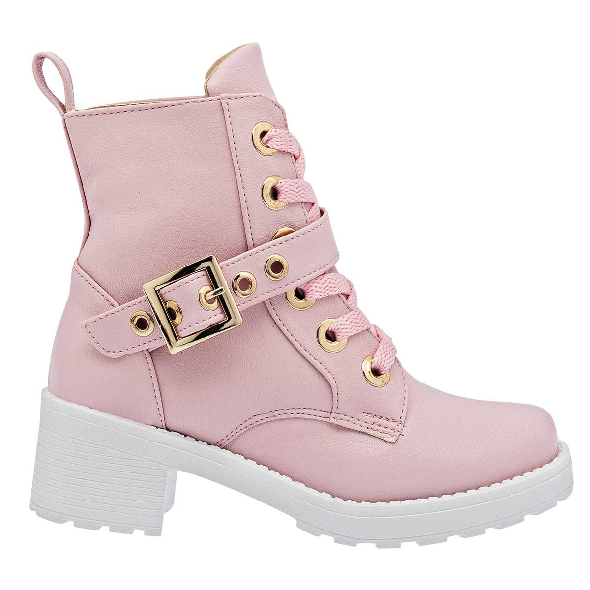 Botas Exterior Sintético Color Rosa Para Niña De RBCOLLECTION