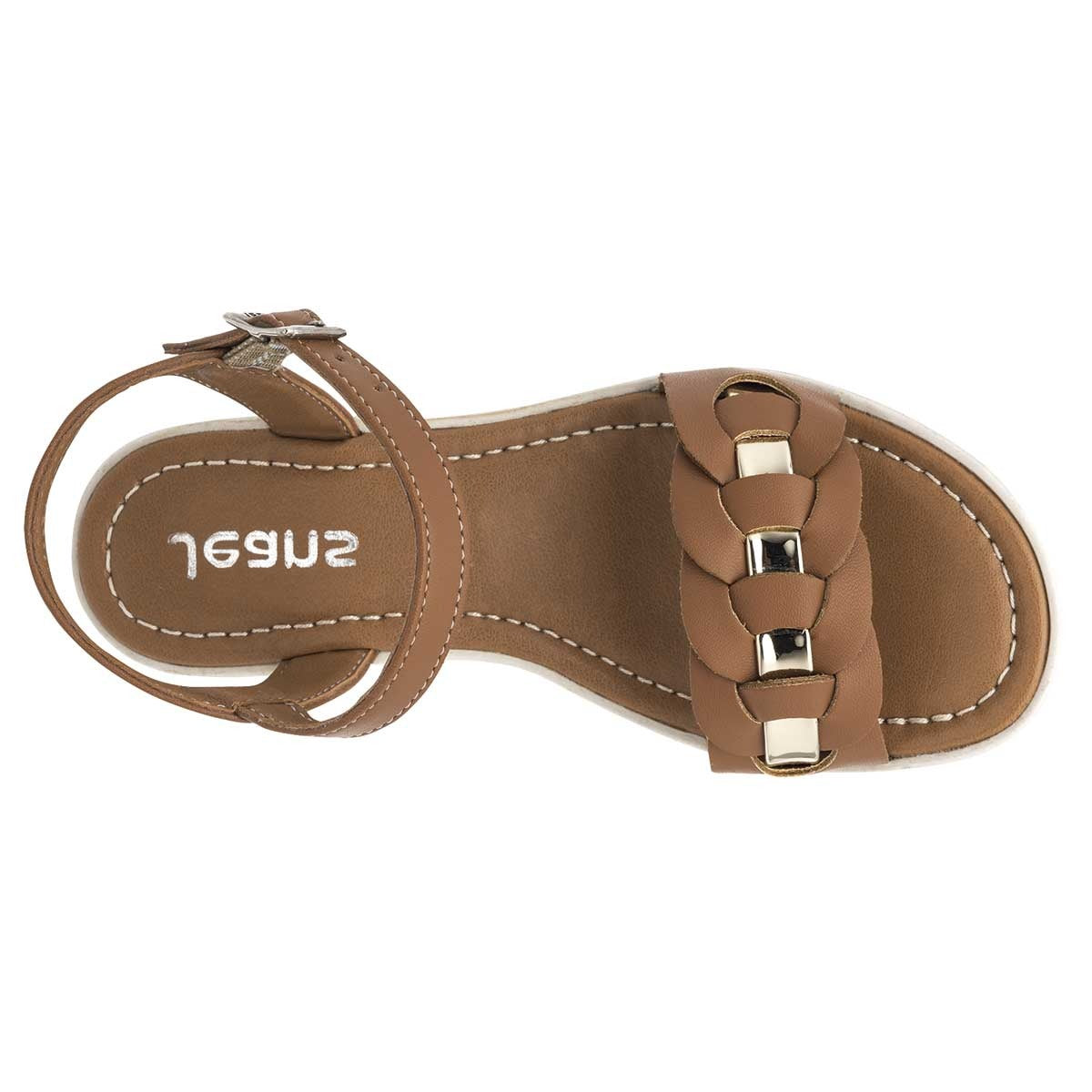 Sandalias Exterior Sintético Color Camel Para Niña De RBCOLLECTION