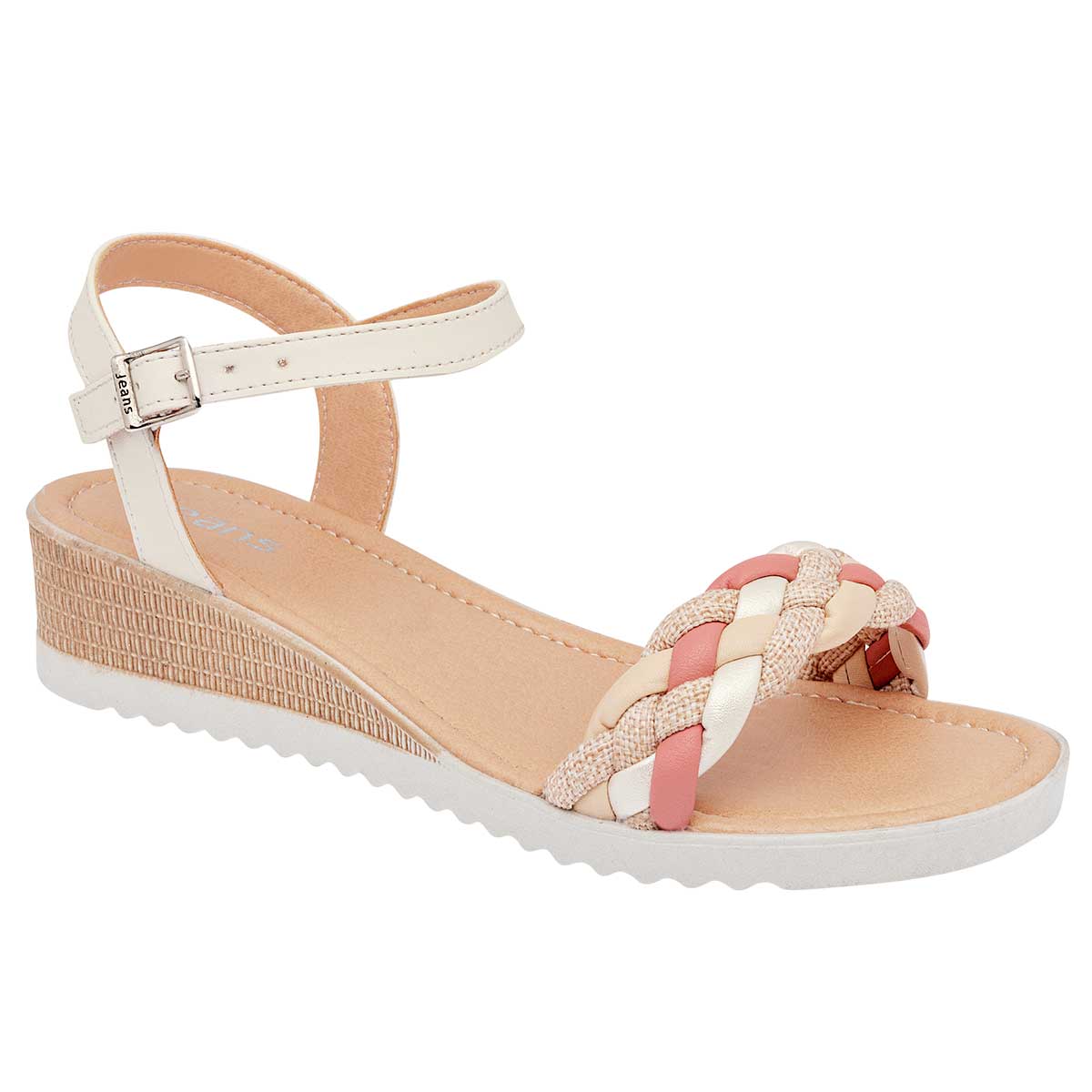 Sandalias con plataforma Exterior Sintético Color Blanco Para Mujer De Jeans Shoes