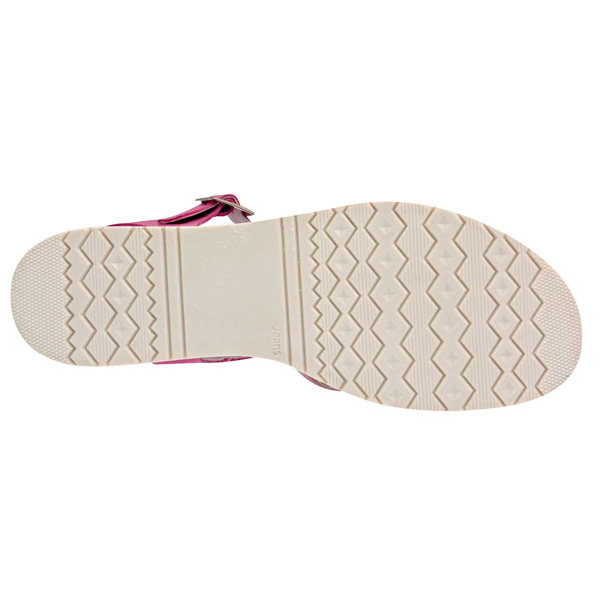 Sandalias de piso Exterior Sintético Color Rosa Para Mujer De Jeans Shoes