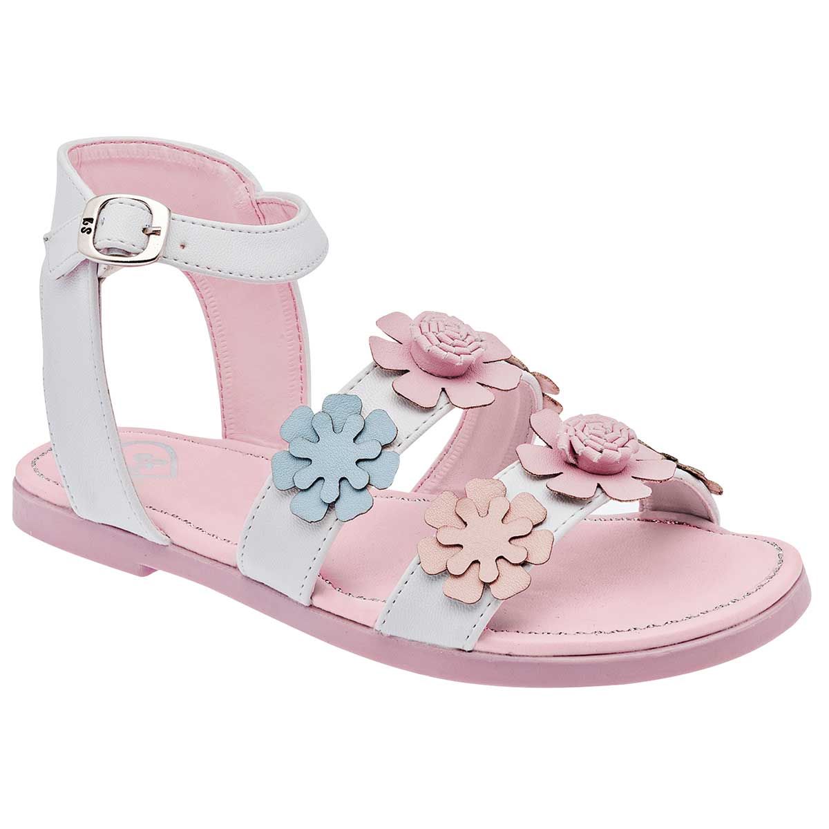 Sandalias Exterior Sintético Color Blanco Para Niña De RBCOLLECTION