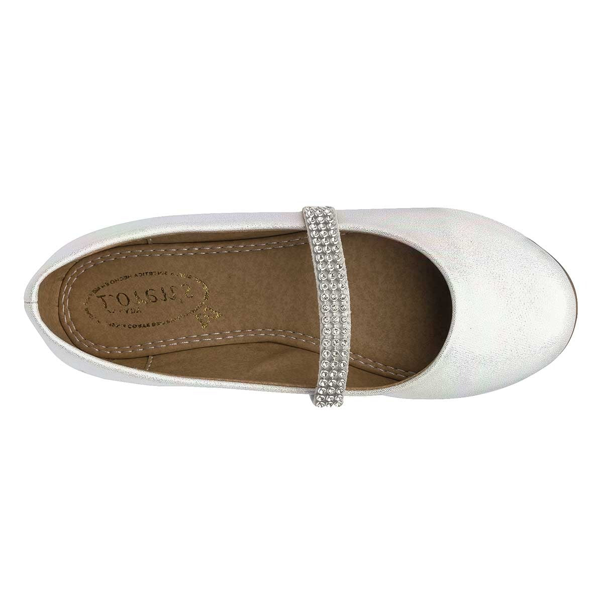 Mary jane Exterior Sintético Color Blanco Para Niña De RBCOLLECTION