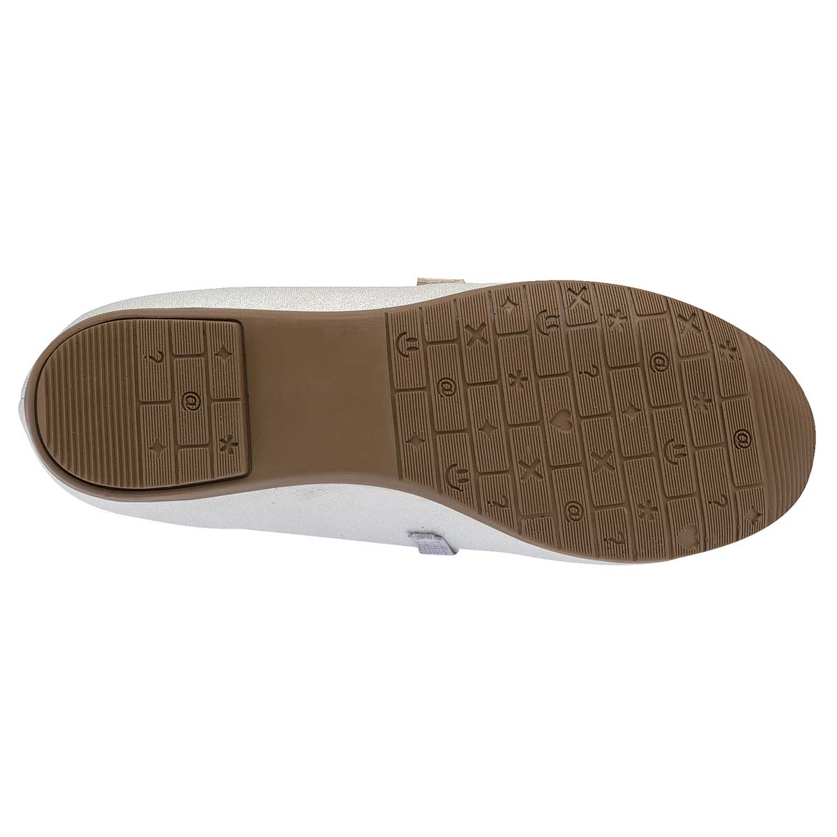 Mary jane Exterior Sintético Color Blanco Para Niña De RBCOLLECTION