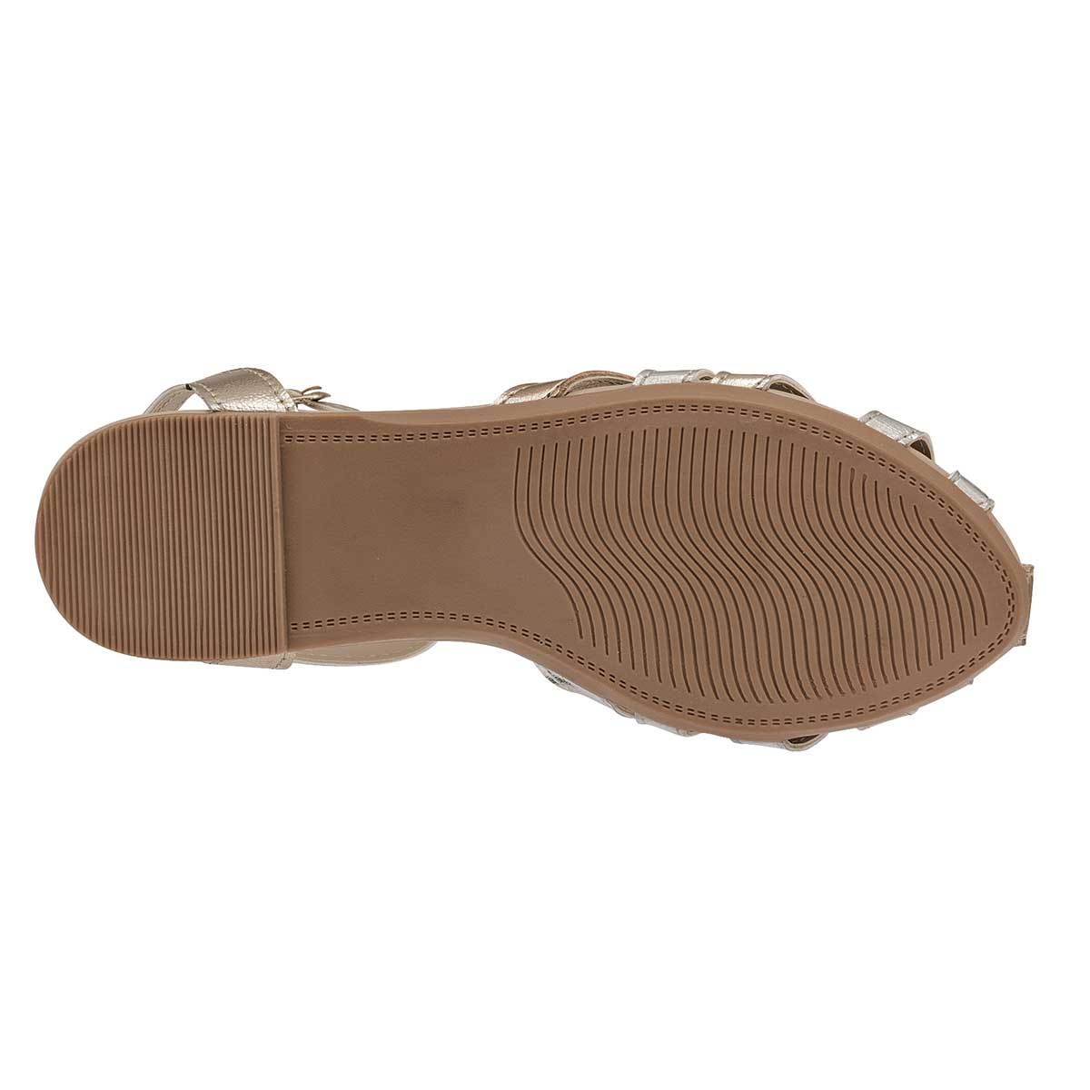 Sandalias Exterior Sintético Color Dorado Para Niña De RBCOLLECTION