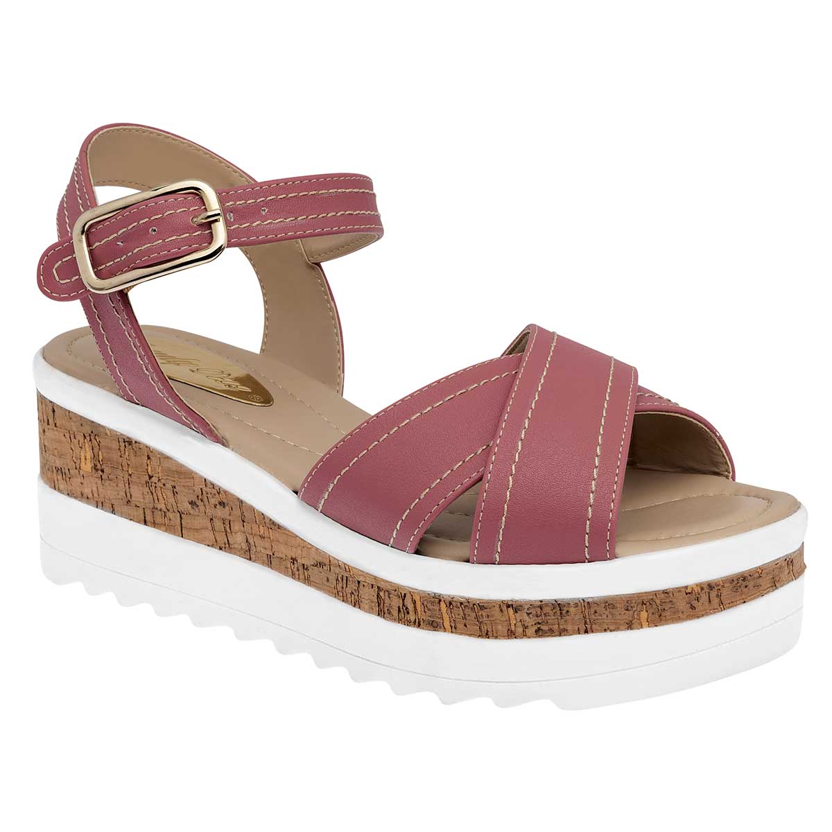 Sandalias con plataforma Exterior Sintético Color Rosa Para Mujer De RBCOLLECTION