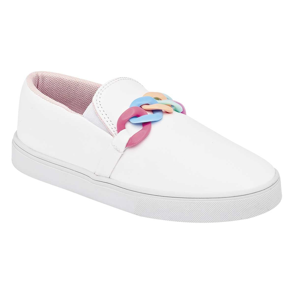 Tenis Exterior Sintético Color Blanco Para Niña De RBCOLLECTION